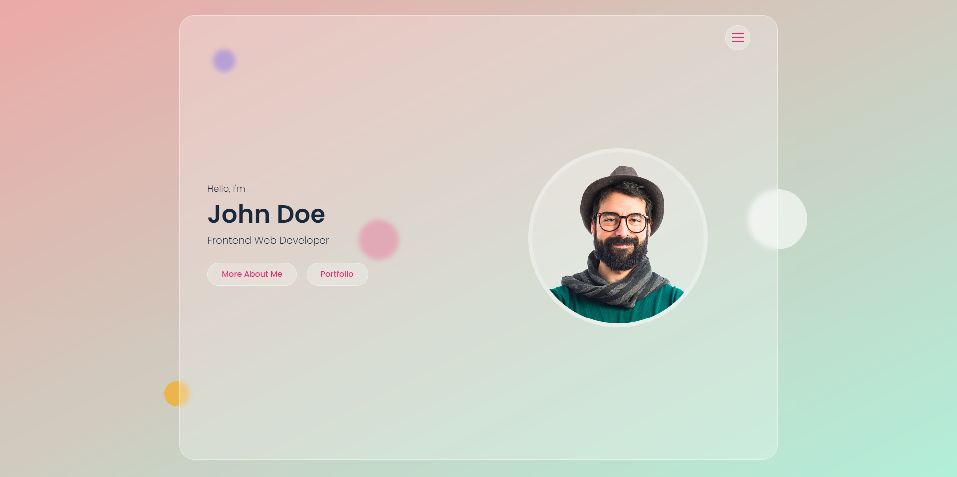 Personal Portfolio Images