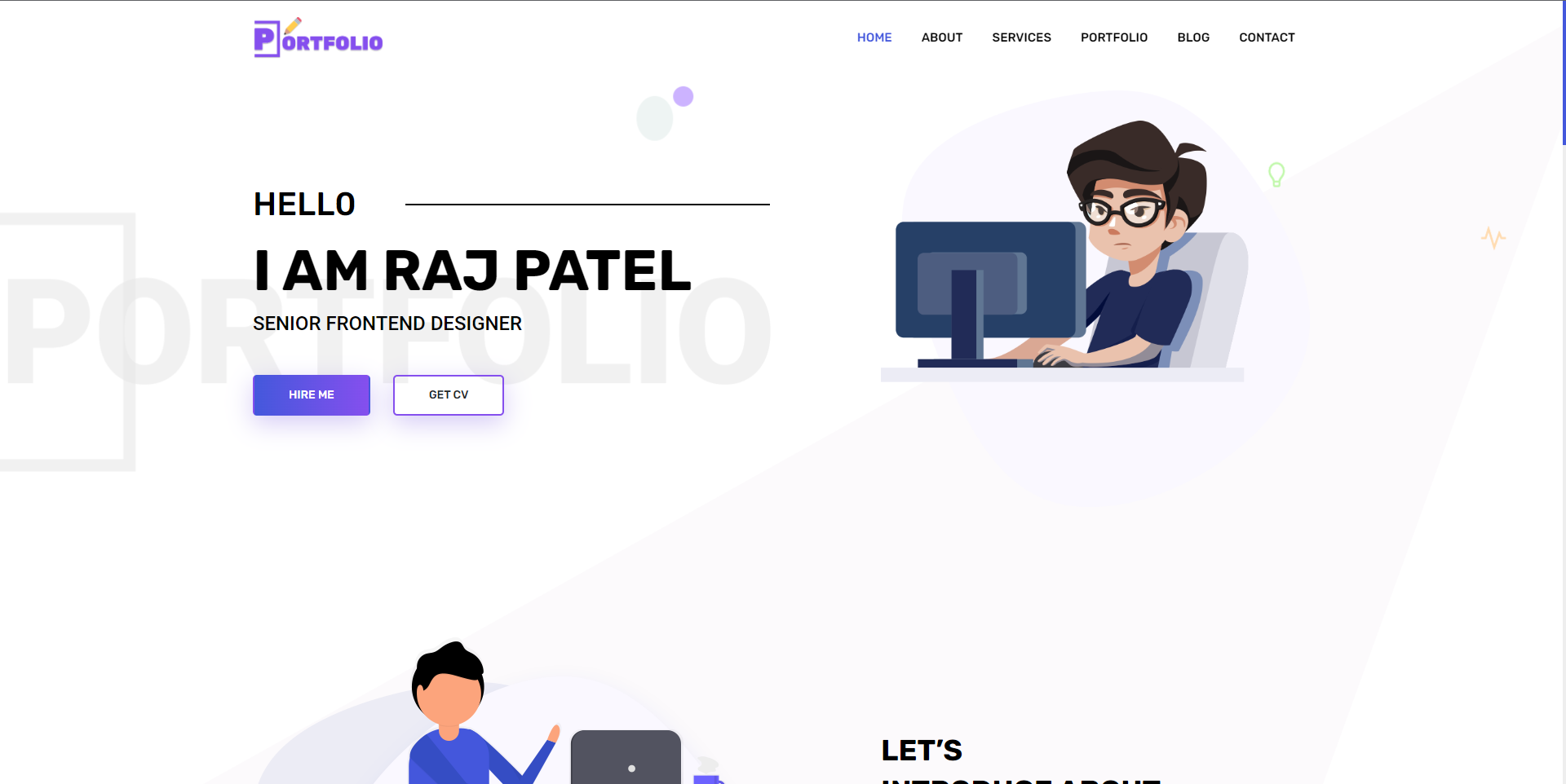 Personal Portfolio Images